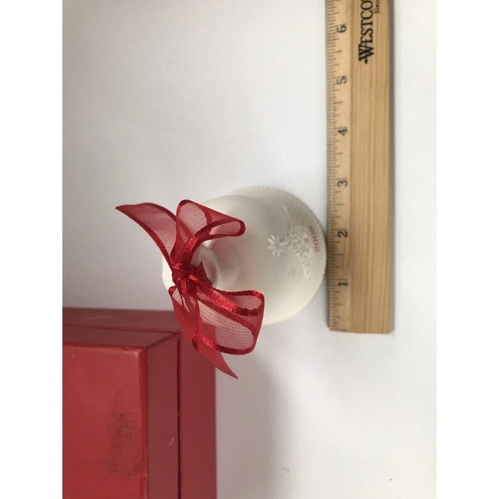 Hallmark Keepsake Ornament Porcelain Dated Bell‎ 2008 Presentation Box